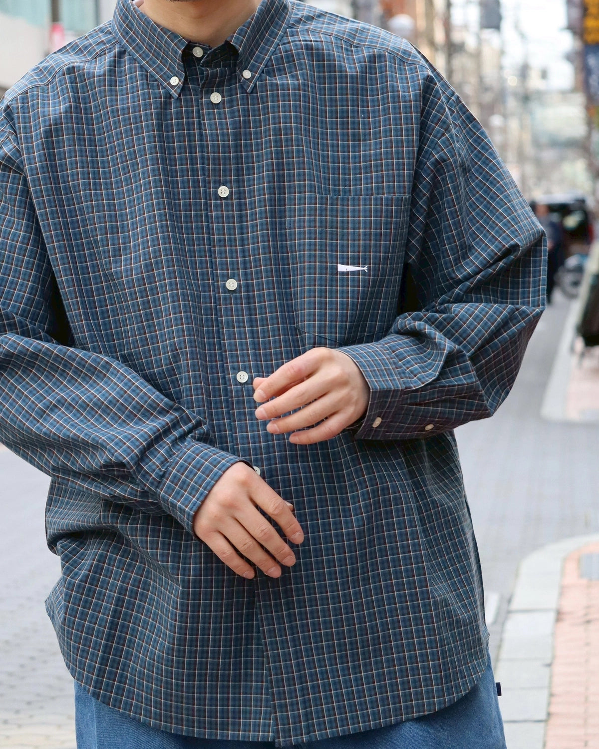 DESCENDANT / KENNEDY'S PLAID LS SHIRT (261TQDS-SHM01)