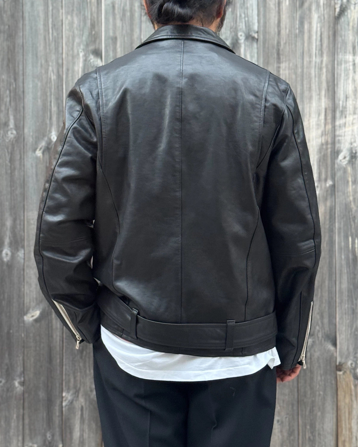 DIGAWEL / Leather biker jacket (DWAB012)
