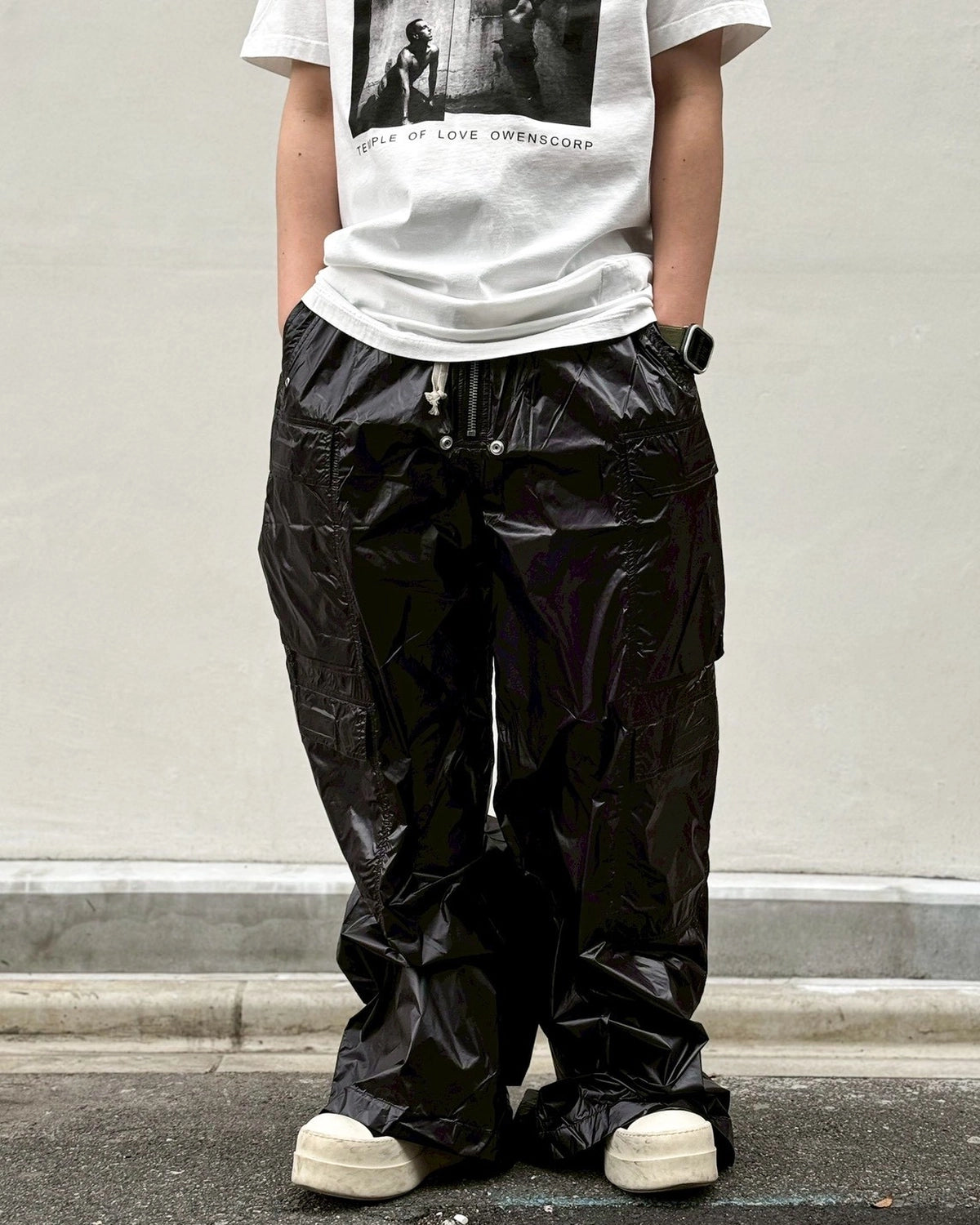 RickOwensリックオウエンスサルエルパンツS RICK OWENS DRKSHDW