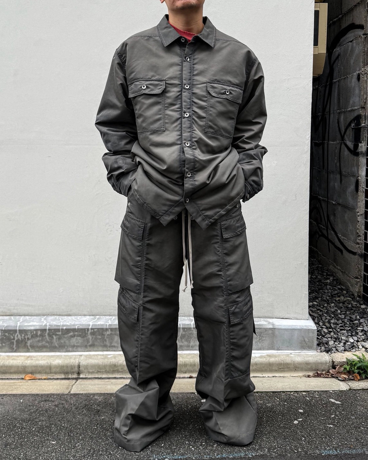 Rick Owens DRKSHDW / JUMBO OUTERSHIRT (DU02F6753)