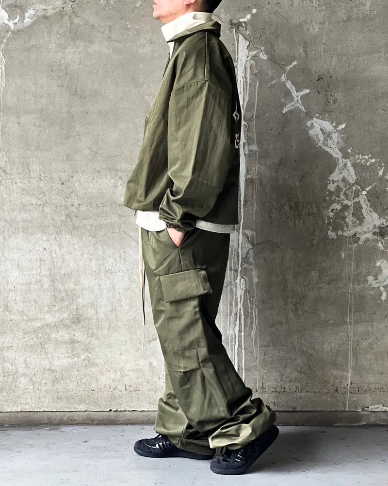 ESSENTIALS / TEXTURED NYLON FIELD PANT (130BT244800F)