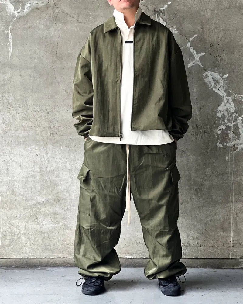 ESSENTIALS / TEXTURED NYLON FIELD PANT (130BT244800F)