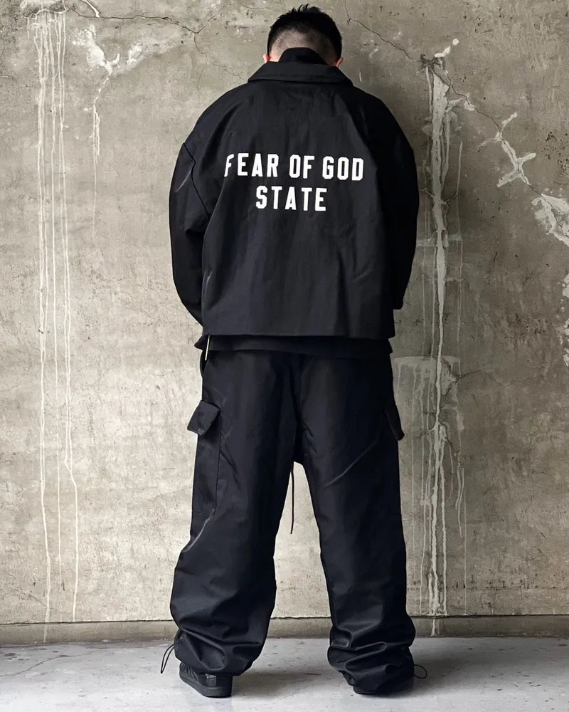 ESSENTIALS / TEXTURED NYLON FIELD PANT (130BT244800F)