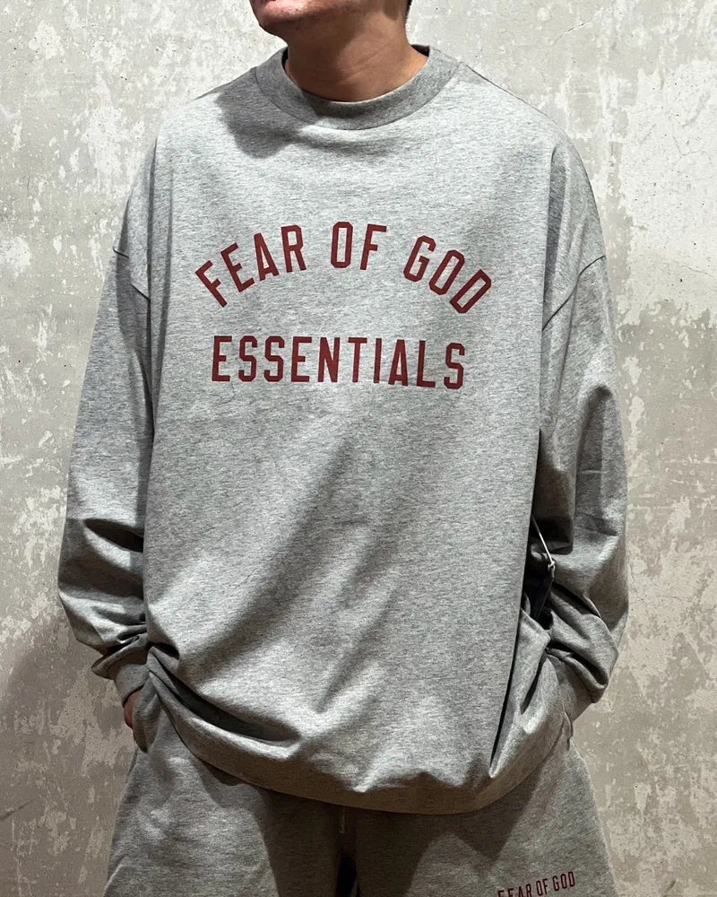 ESSENTIALS / JERSEY LONG SLEEVE TEE (125BT244200F)