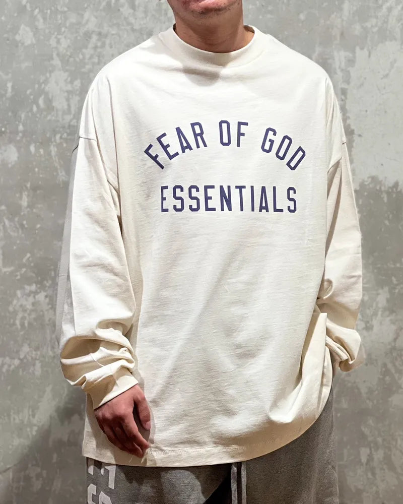 ESSENTIALS / JERSEY LONG SLEEVE TEE (125BT244200F)