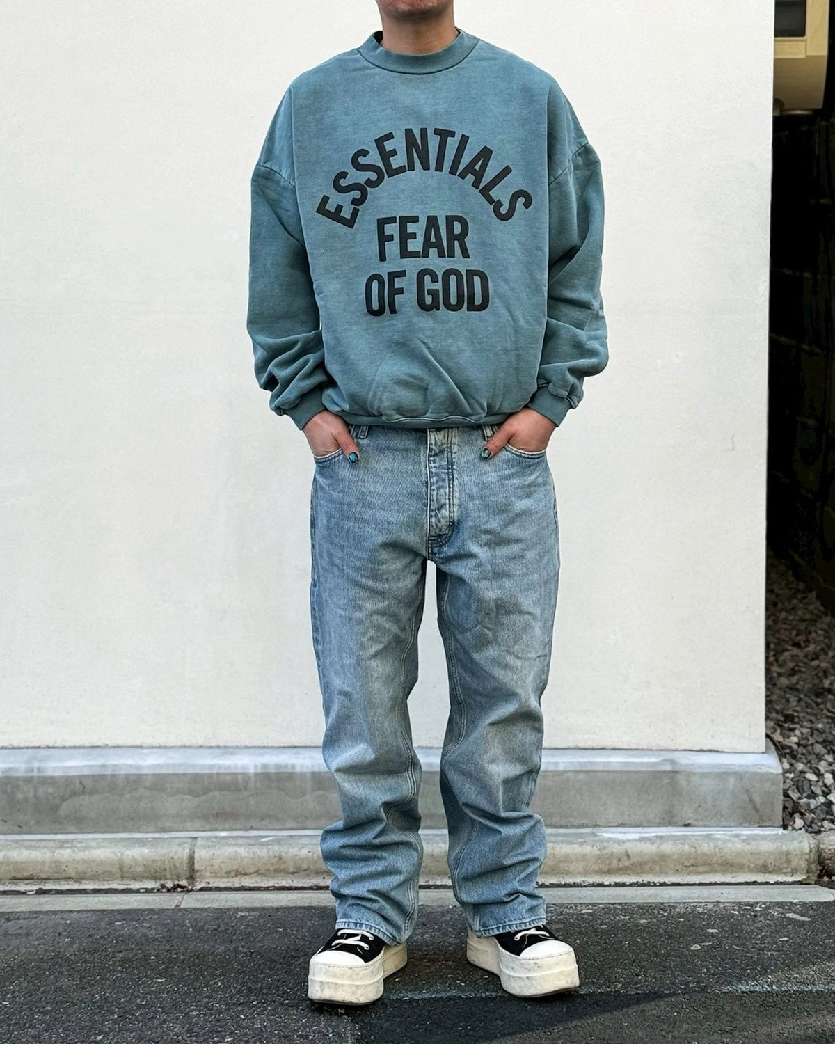 ESSENTIALS / CAMPUS 90'S CREWNECK SWEATSHIRT (192SP266591F)