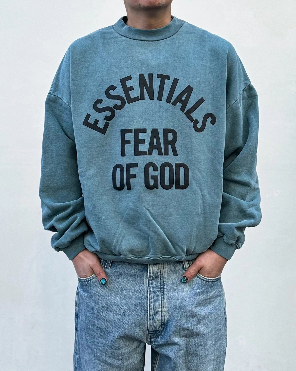 ESSENTIALS / CAMPUS 90'S CREWNECK SWEATSHIRT (192SP266591F)