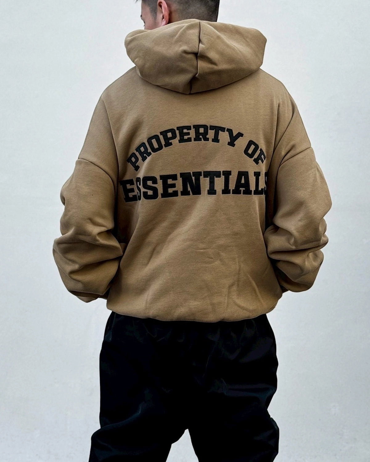 ESSENTIALS / PROPERTY LOUNGE HALF ZIP HOODIE (192SP266911F)