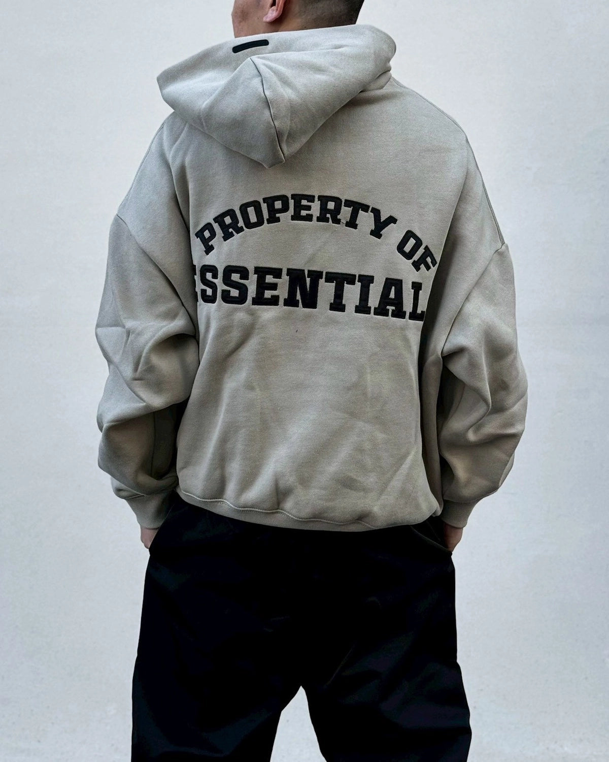 ESSENTIALS / PROPERTY LOUNGE HALF ZIP HOODIE (192SP266911F)