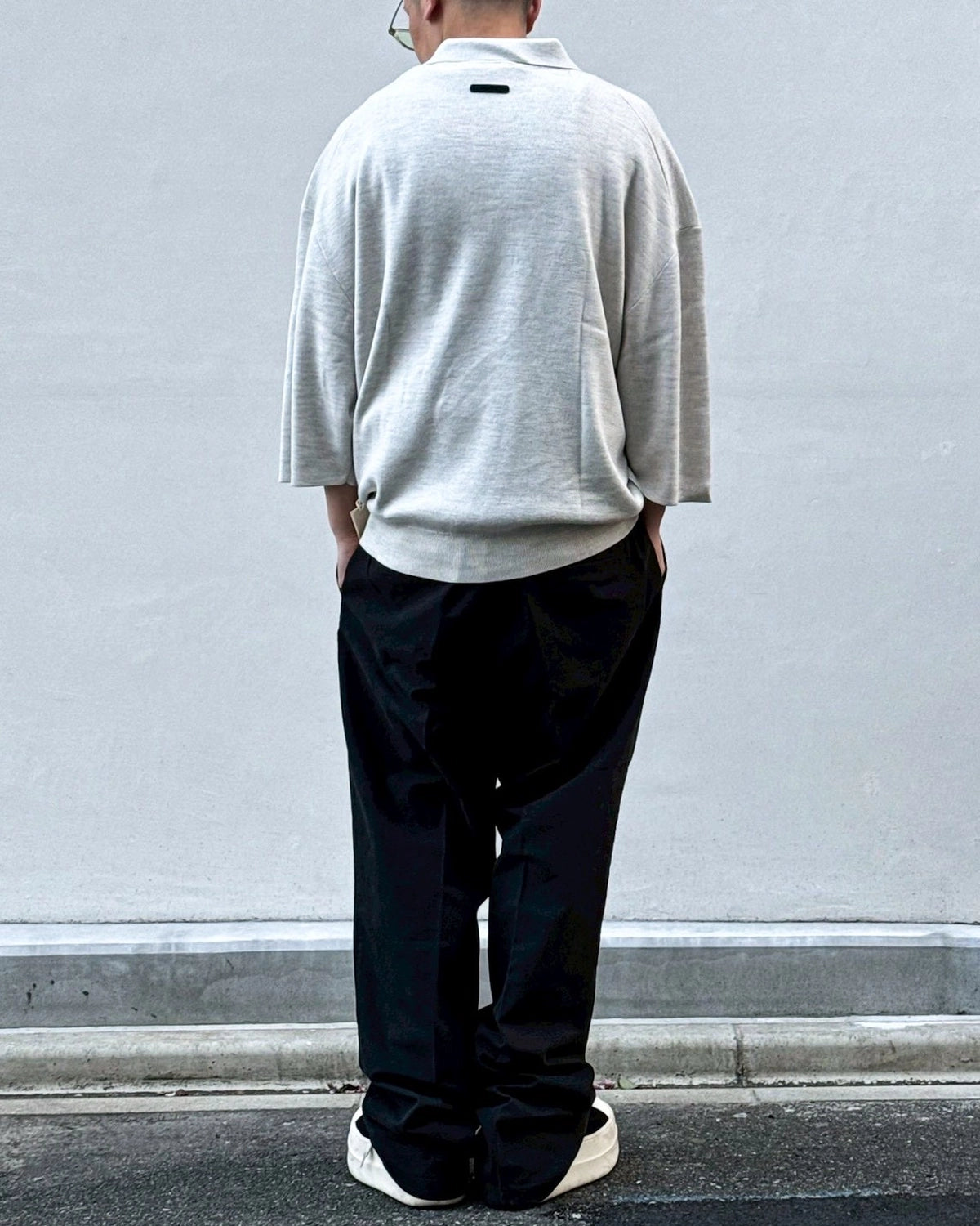 ESSENTIALS / SIGNATURE 3/4 SLEEVE 90'S KNIT POLO (192SP266961F)