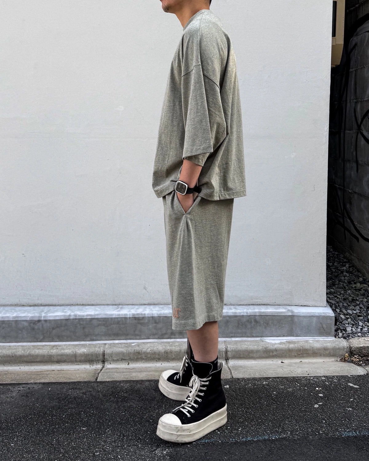 ESSENTIALS / Heavy Jersey 90s Sweatshort (RW00277-0146)
