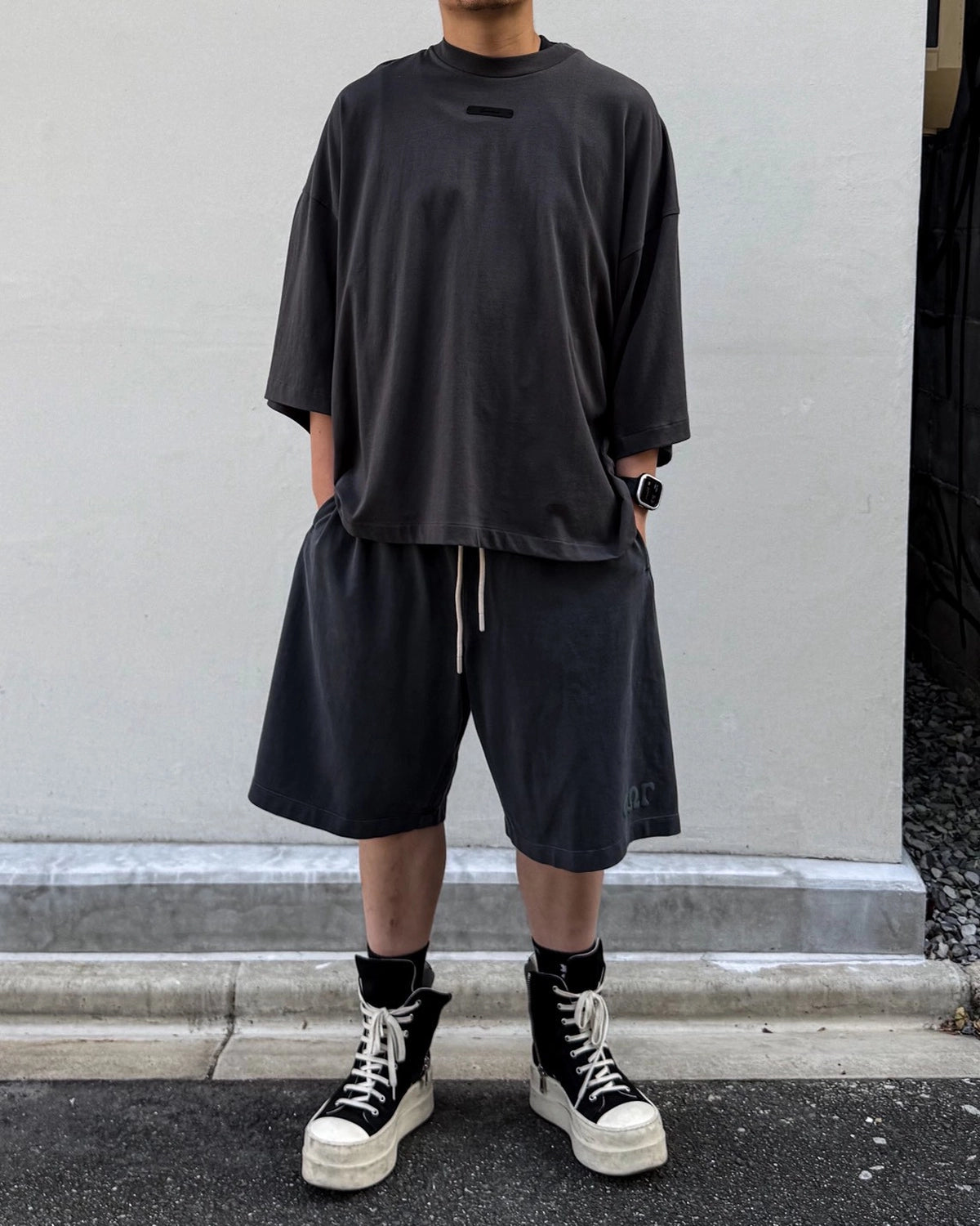 ESSENTIALS / Heavy Jersey 90s Sweatshort (RW00277-0146)