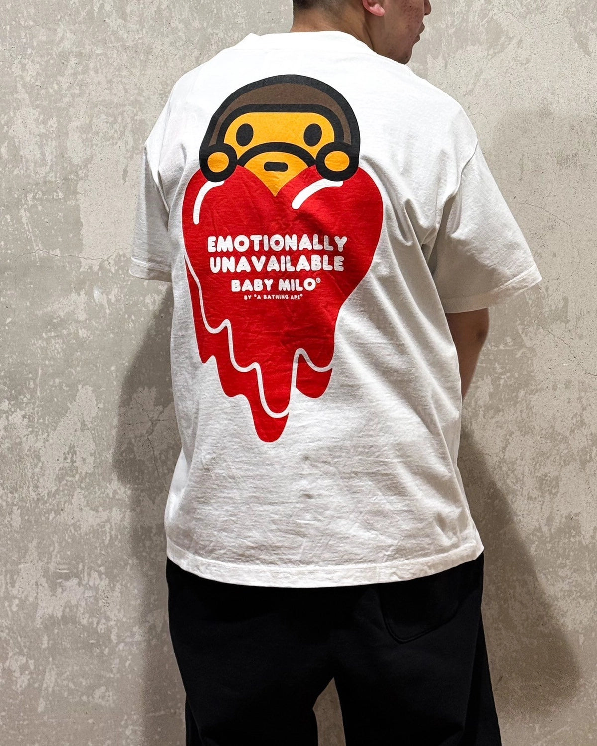 Emotionaly Unavailable × A BATHING APE®︎ /  EU MILO SS TEE (EU-HR8-0000-C32)