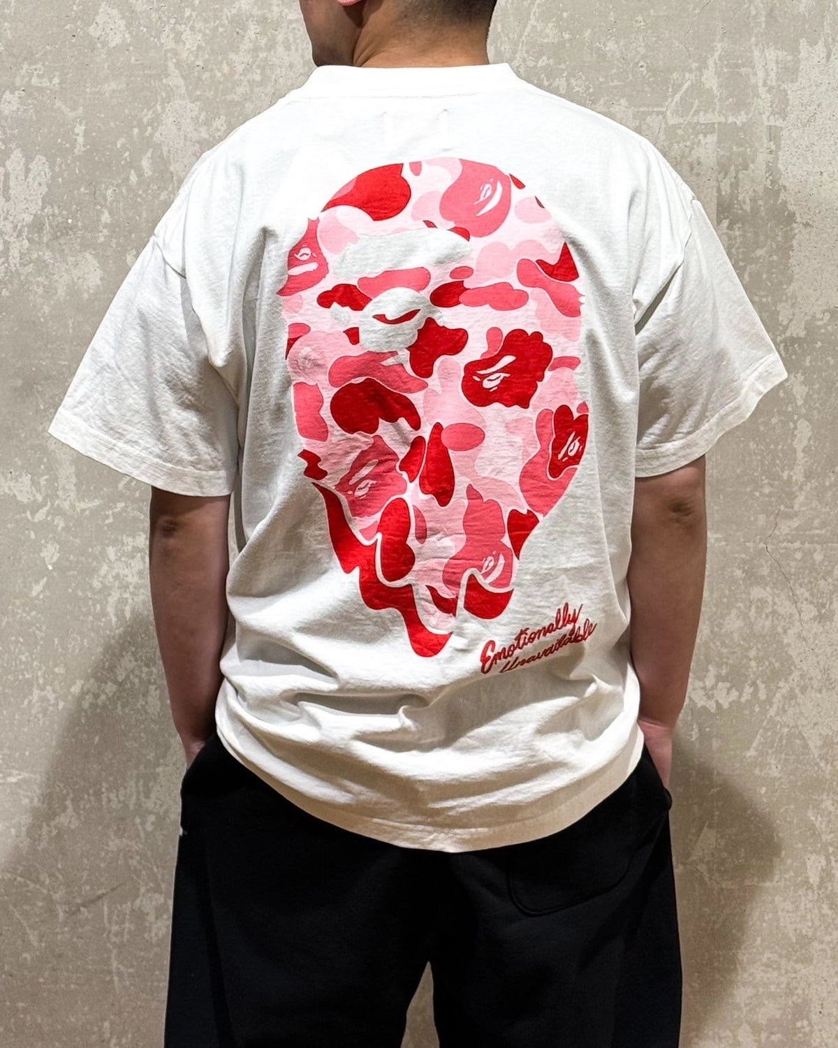 Emotionaly Unavailable × A BATHING APE®︎ /  EU BAPE CAMO SS TEE (EU-HR8-0000-C28)