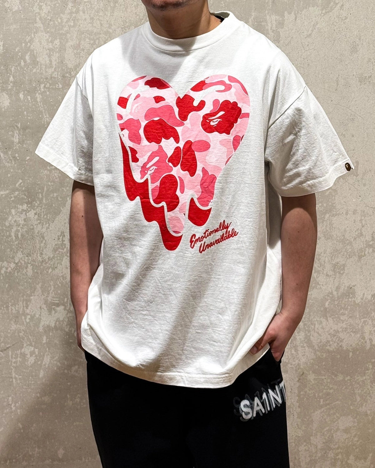 Emotionaly Unavailable × A BATHING APE®︎ /  EU BAPE CAMO SS TEE (EU-HR8-0000-C28)