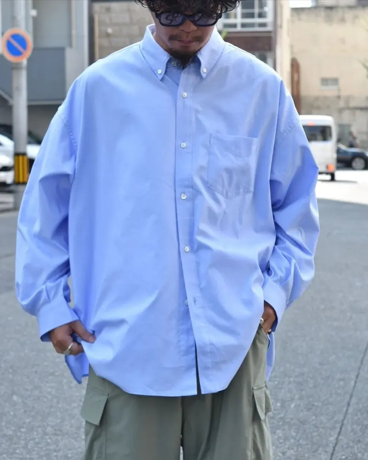 FreshService / DRY OXFORD CORPORATE L/S B.D SHIRT (FSC254-50025B)