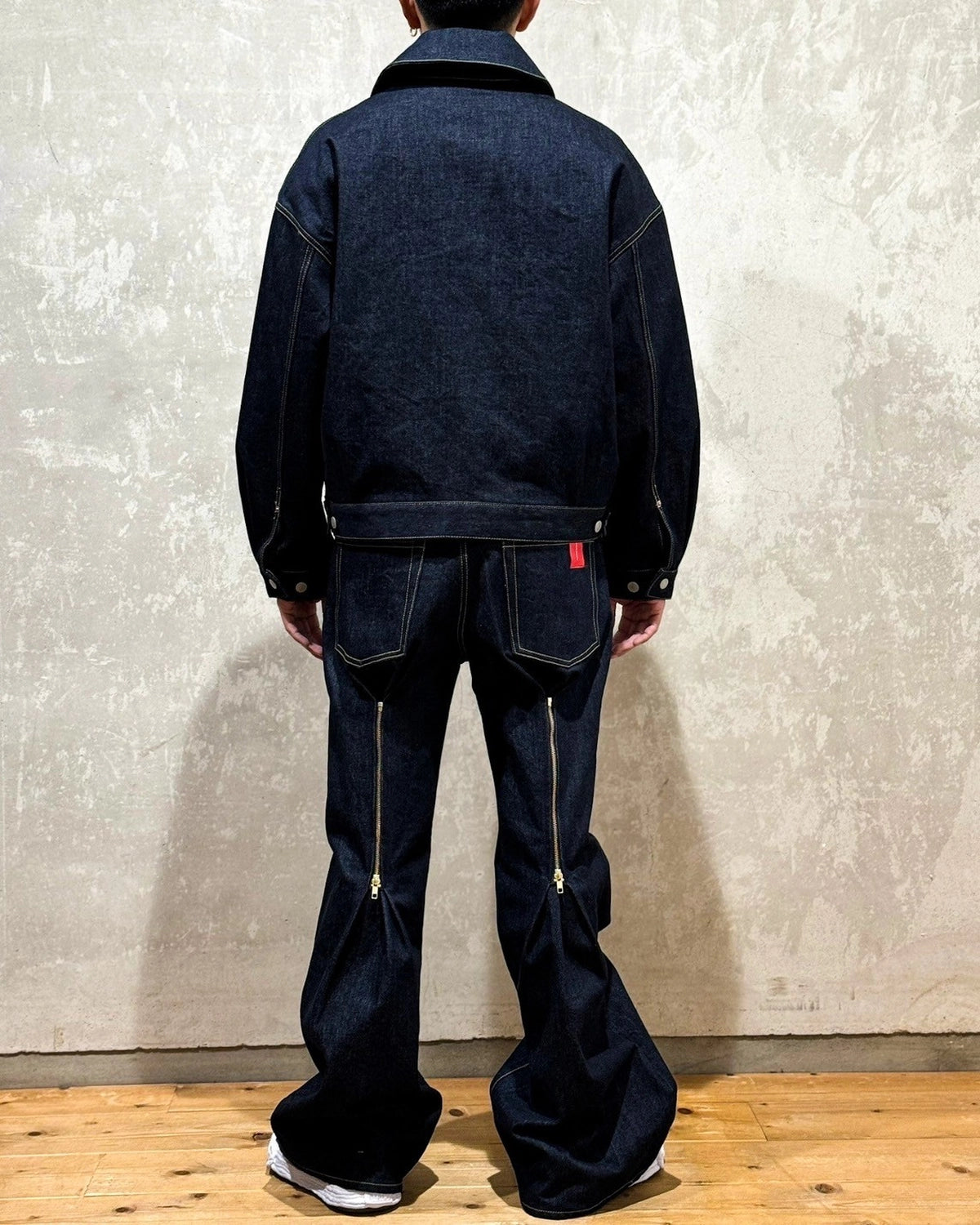 FUMITO GANRYU / Deformed denim JK (Fu13-Bl-04)