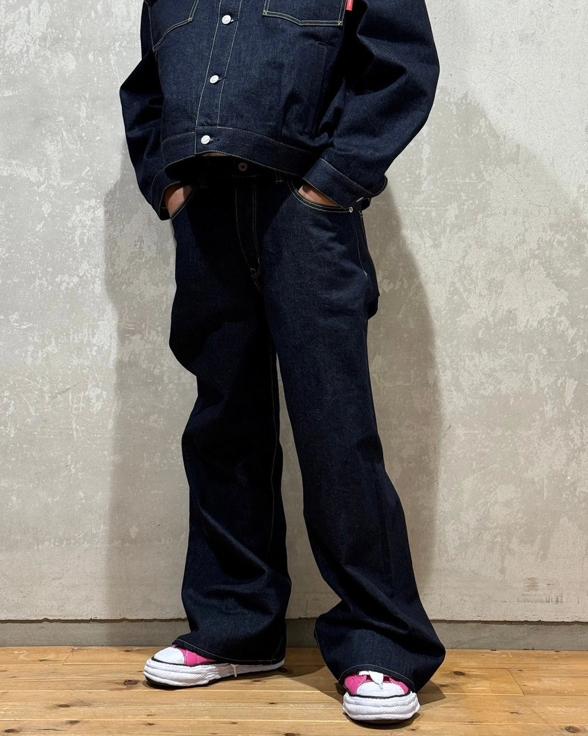 FUMITO GANRYU / Reverse 5P denim (Fu13-Pa-04)