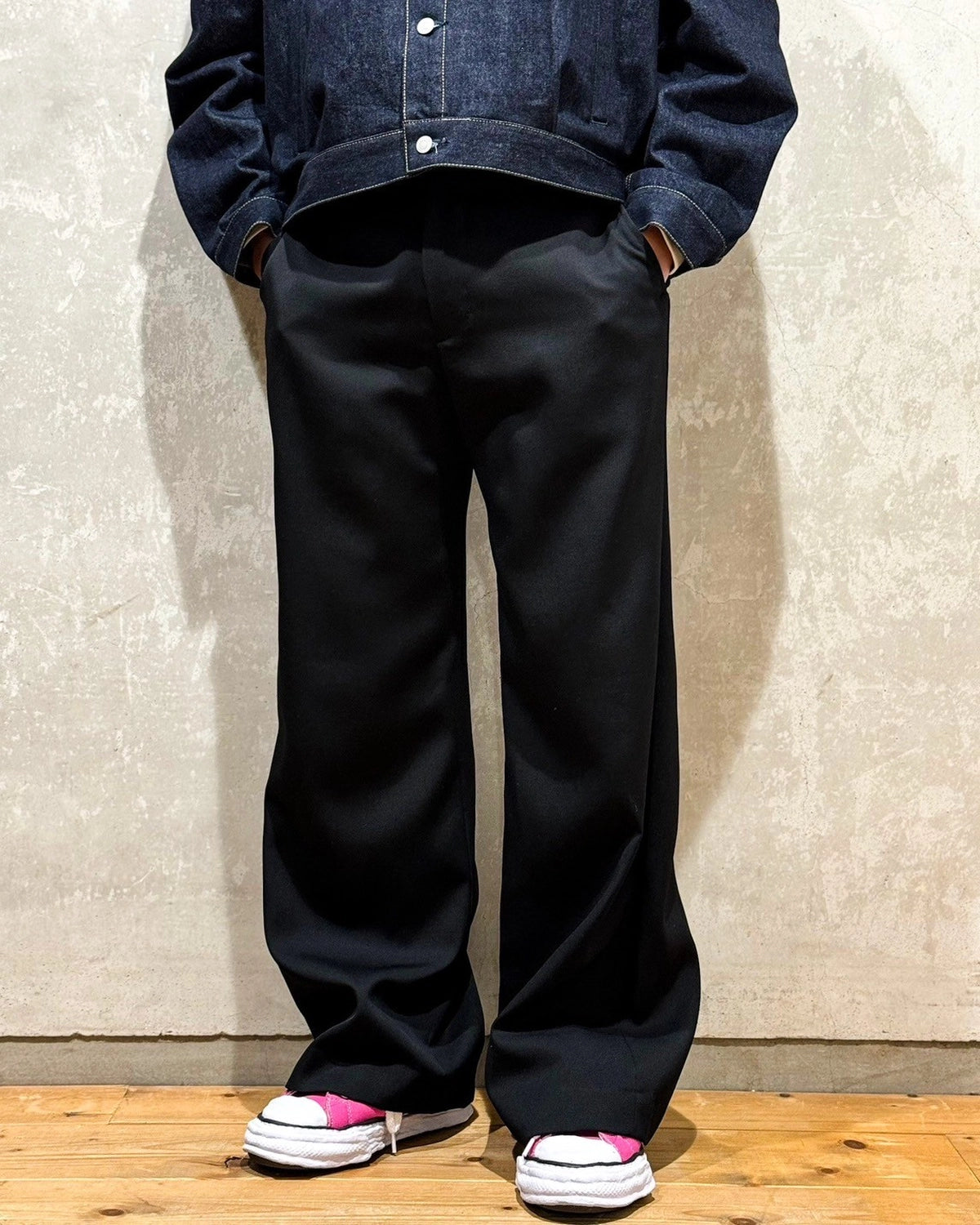 FUMITO GANRYU / Reverse trousers (Fu13-Pa-03)