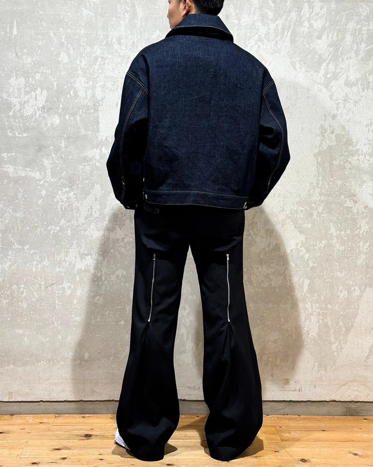 FUMITO GANRYU / Reverse trousers (Fu13-Pa-03)