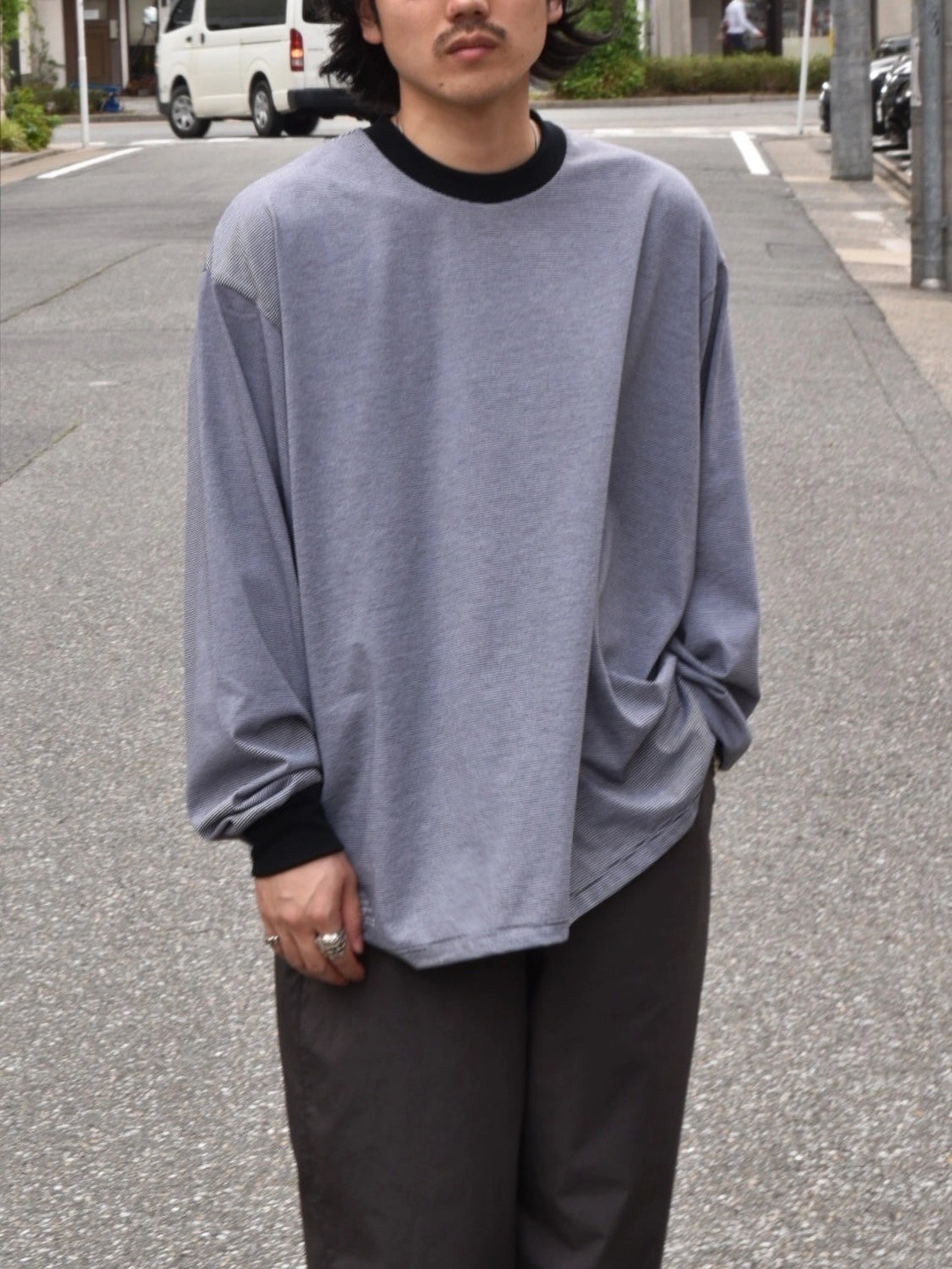 FreshService / MICRO BORDER L/S TEE (FSC252-70034)