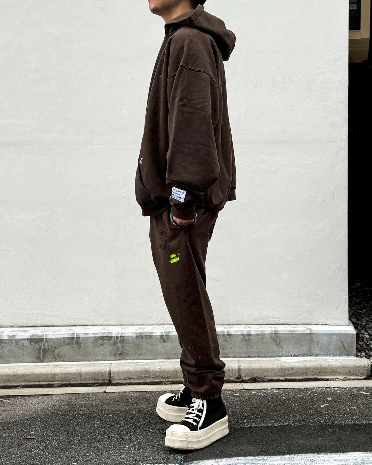 GALLERY DEPT. / FRENCH LOGO PAINTED HOODIE (OUT022)