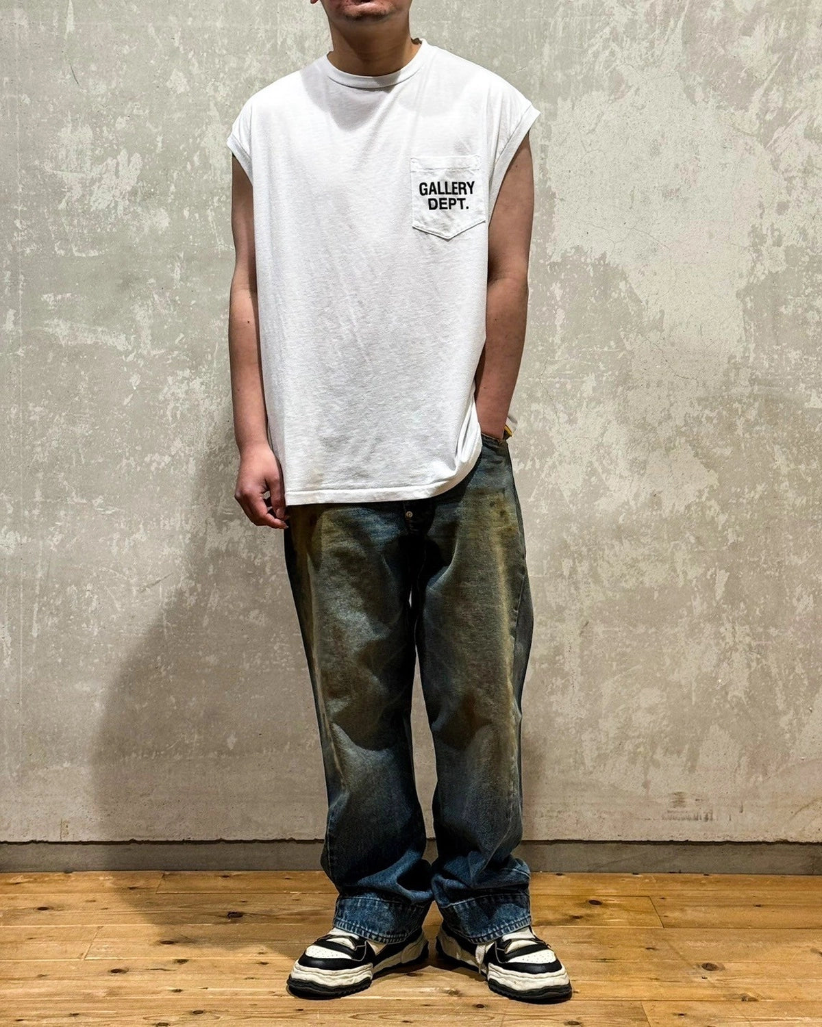 GALLERY DEPT. / AUGI SLEEVELESS TEE (AST-10004)