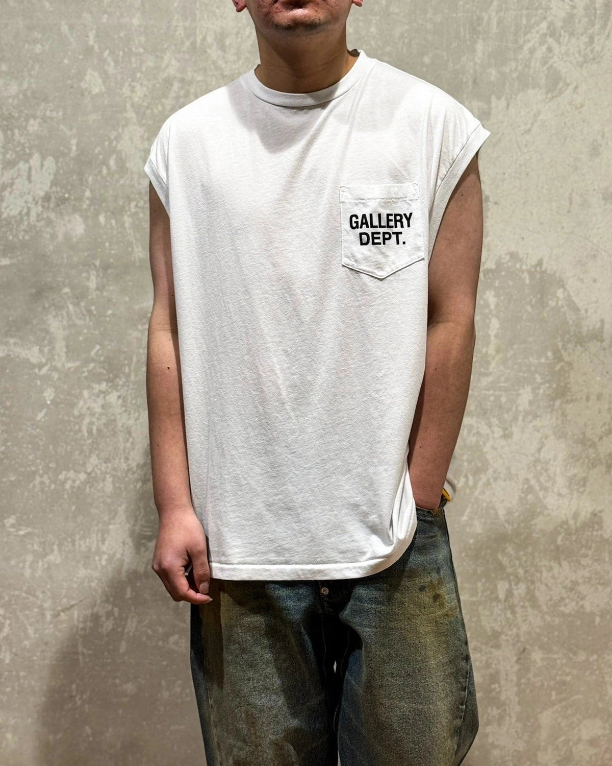 GALLERY DEPT. / AUGI SLEEVELESS TEE (AST-10004)