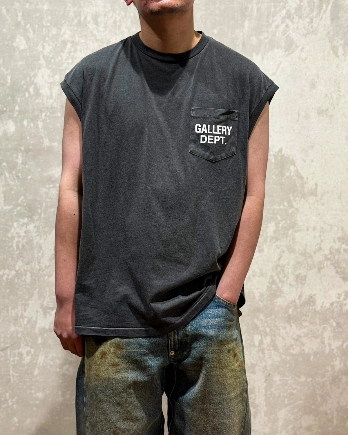 GALLERY DEPT. / AUGI SLEEVELESS TEE (AST-10004)