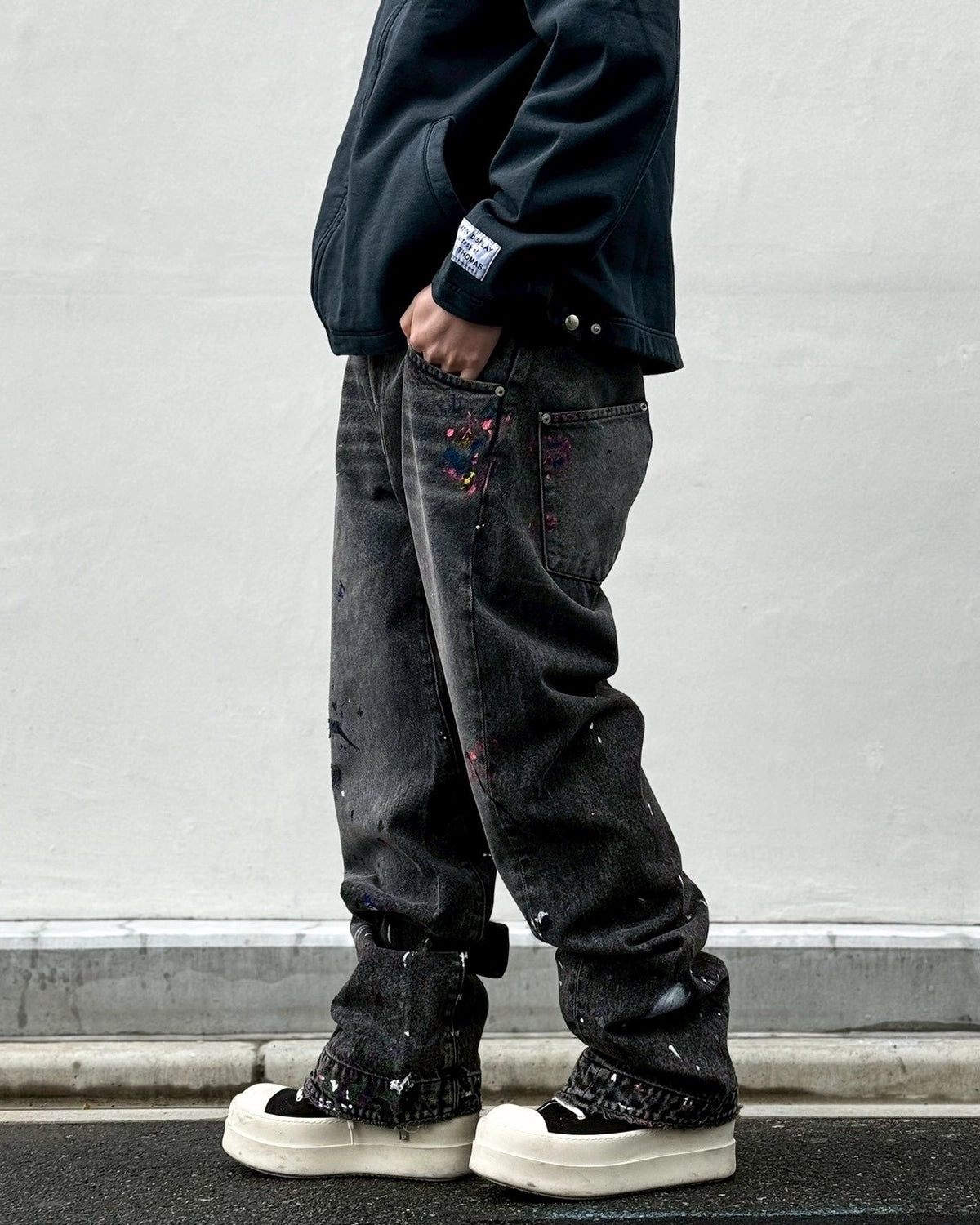 GALLERY DEPT.  / ZIP DENIM (ZIPP-40105-BLKP)