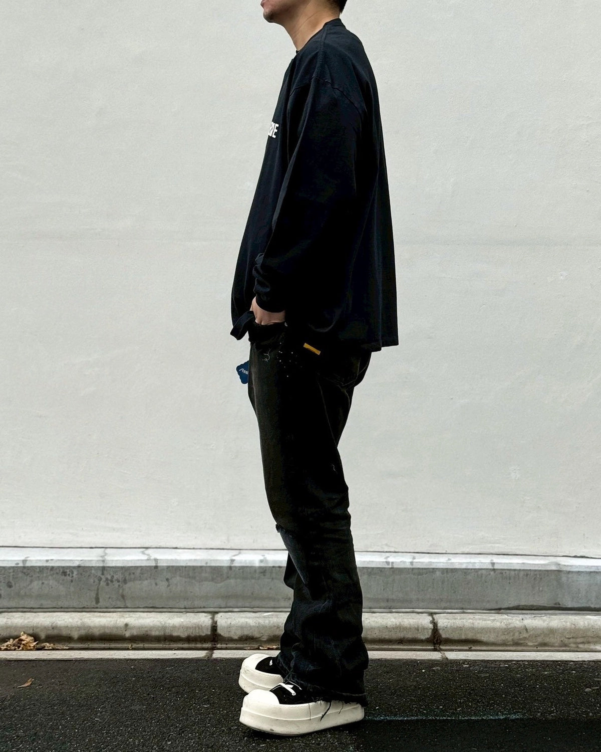 GALLERY DEPT. / FRENCH LOGO LUX L/S TEE (TOP037)