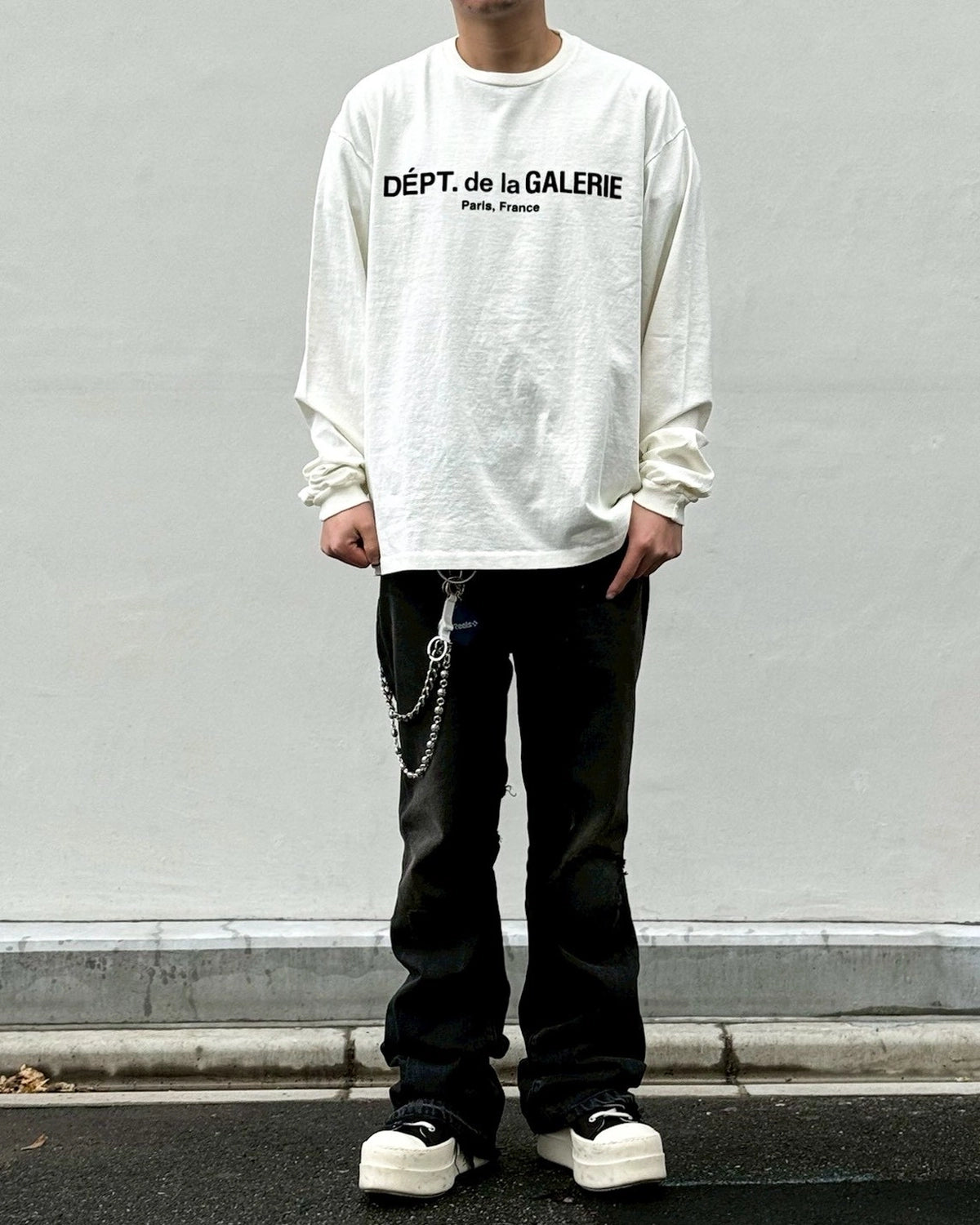 GALLERY DEPT. / FRENCH LOGO LUX L/S TEE (TOP037)