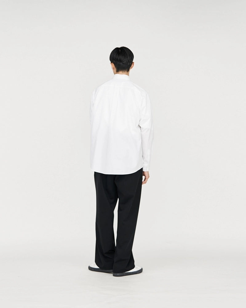 Graphpaper / High Count Regular Collar Round Cut Oversized Shirt (GM251-50030B)