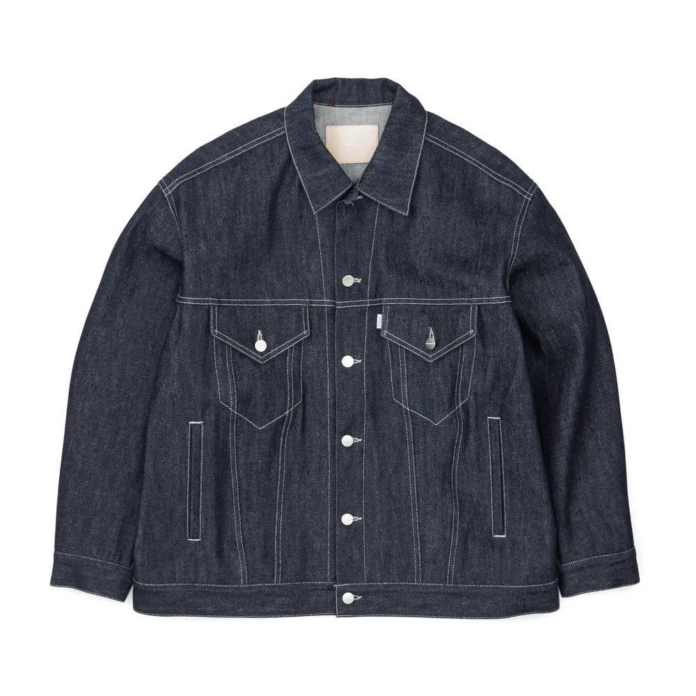 Graphpaper の Selvage Denim Trucker Jacket (GU243-30186RB)