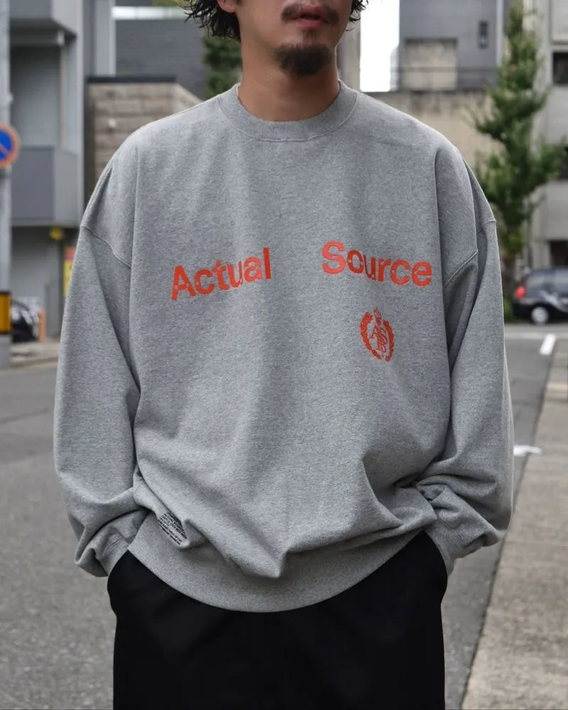 FreshService / AS×FS LIGHT OZ CREW NECK SWEAT "COLLEGE" (FSC243-70197AS)