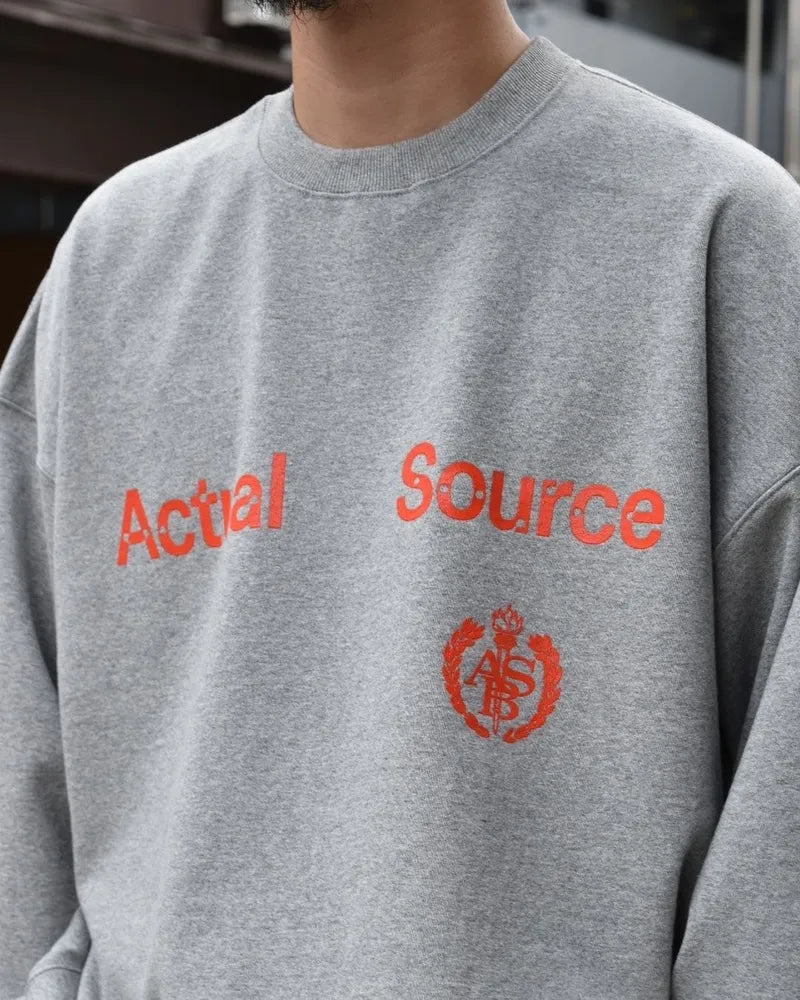 FreshService / AS×FS LIGHT OZ CREW NECK SWEAT "COLLEGE" (FSC243-70197AS)