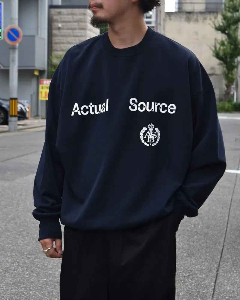 FreshService / AS×FS LIGHT OZ CREW NECK SWEAT "COLLEGE" (FSC243-70197AS)