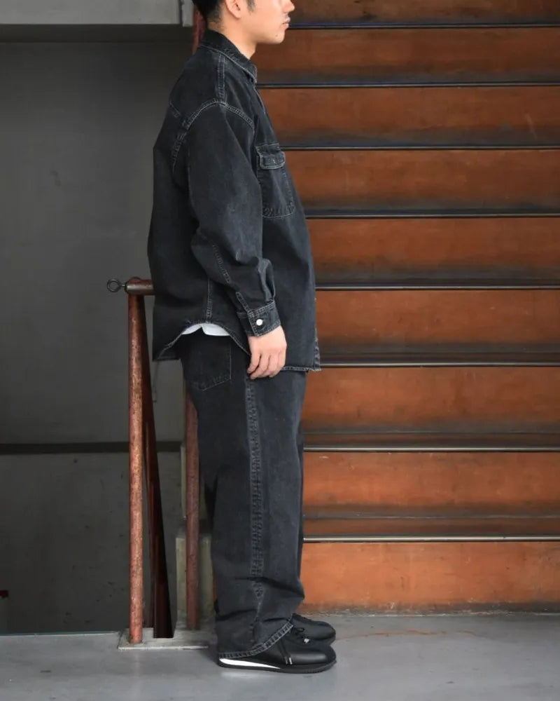 COOTIE PRODUCTIONS® / 10.5oz Denim L/S Work Shirt (CTE-24S413)