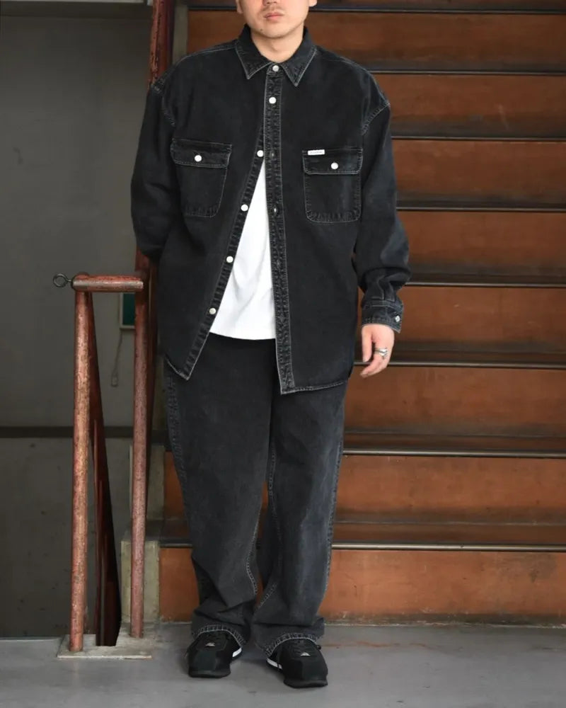 COOTIE PRODUCTIONS® / 10.5oz Denim L/S Work Shirt (CTE-24S413)