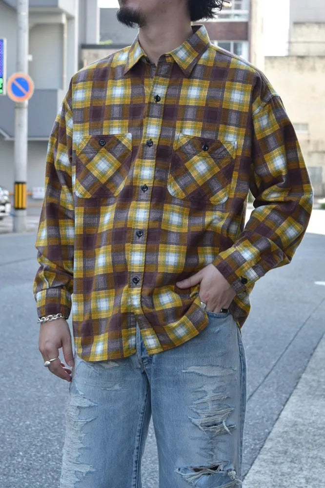 MASSES / FLANNEL PLAID SHIRT (1242020013)