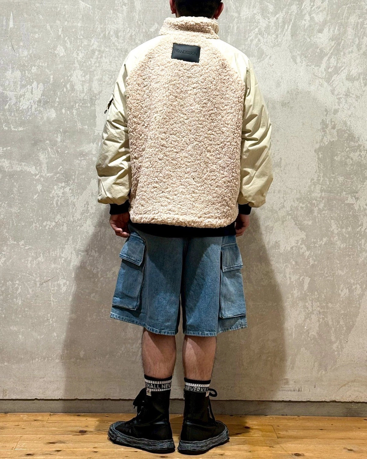 JW ANDERSON / COLOUR BLOCK FLEECE TRACK TOP (596-40012009)