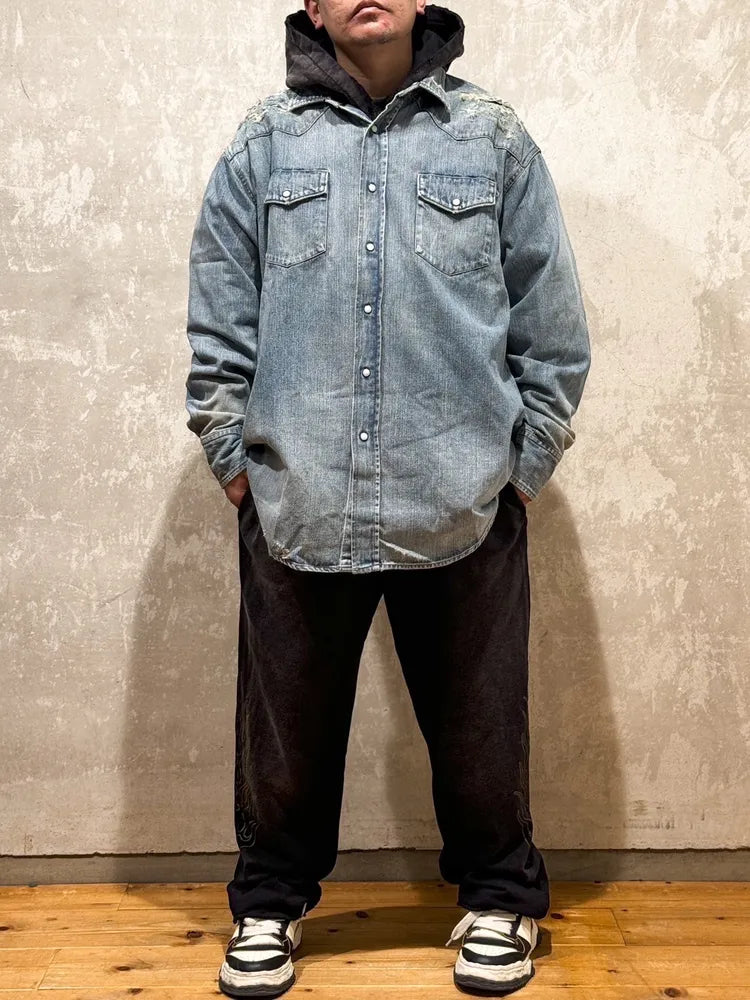 KAMIYA / Denim Western Shirt (G13SH032)