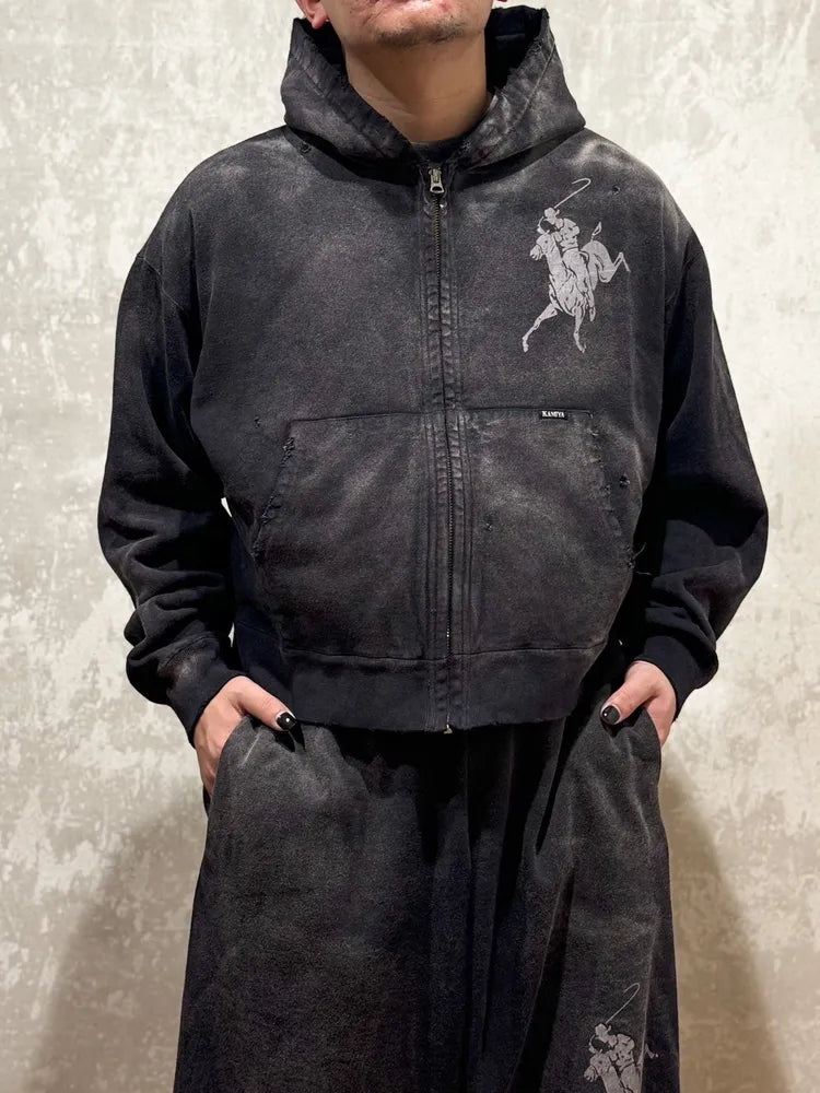 KAMIYA / RODEO Zip-up Hoodie (G13HD064)