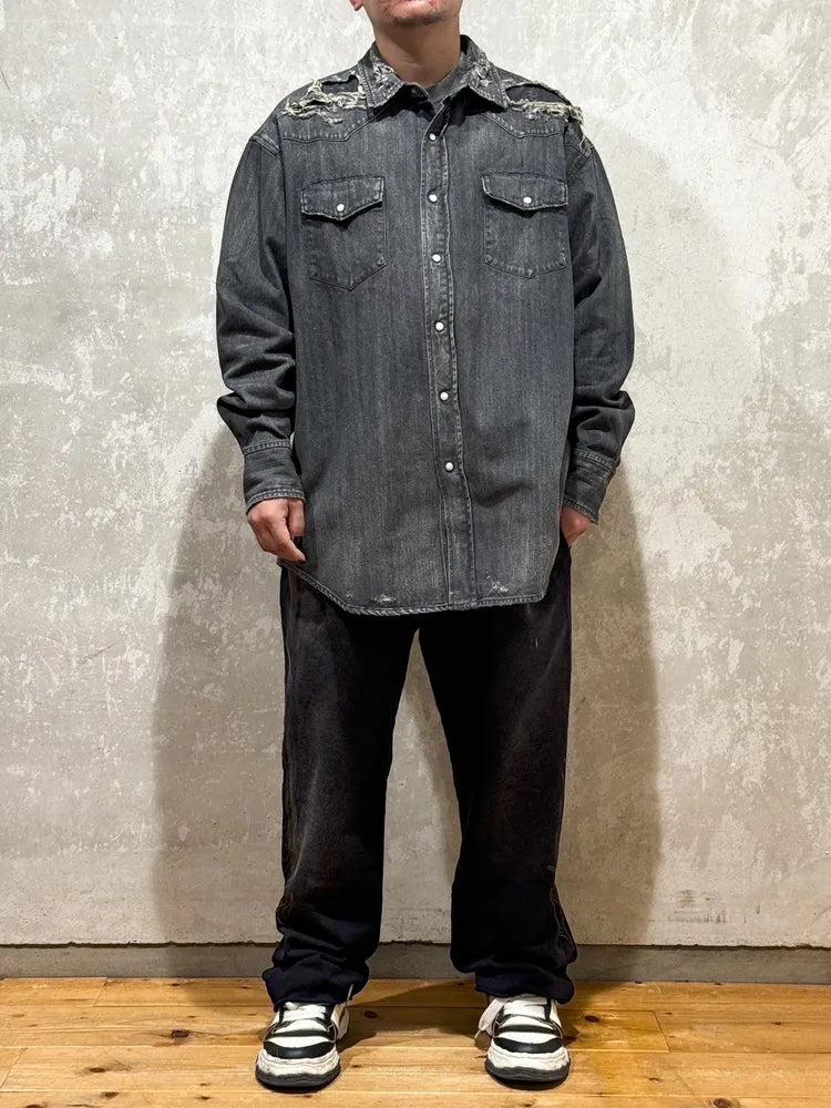 KAMIYA / Denim Western Shirt (G13SH032)