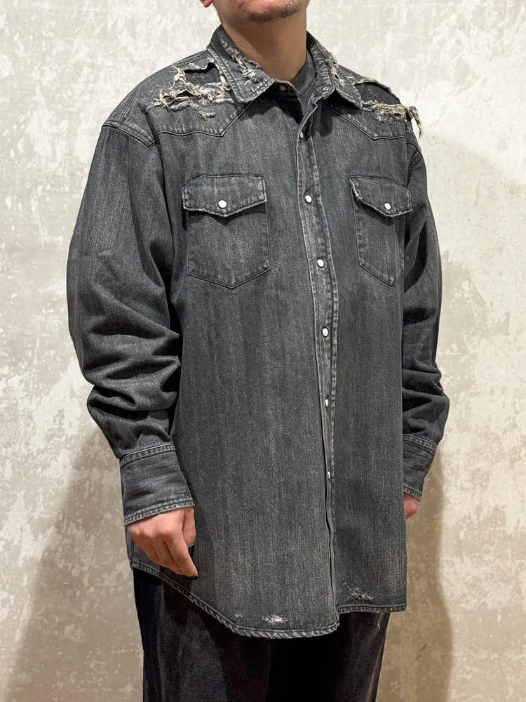 KAMIYA / Denim Western Shirt (G13SH032)