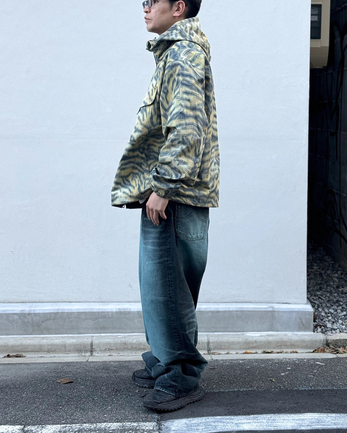 KENZO  / 'KENZO Tiger' ショート ウインドブレーカー (FG55BL1199ND)