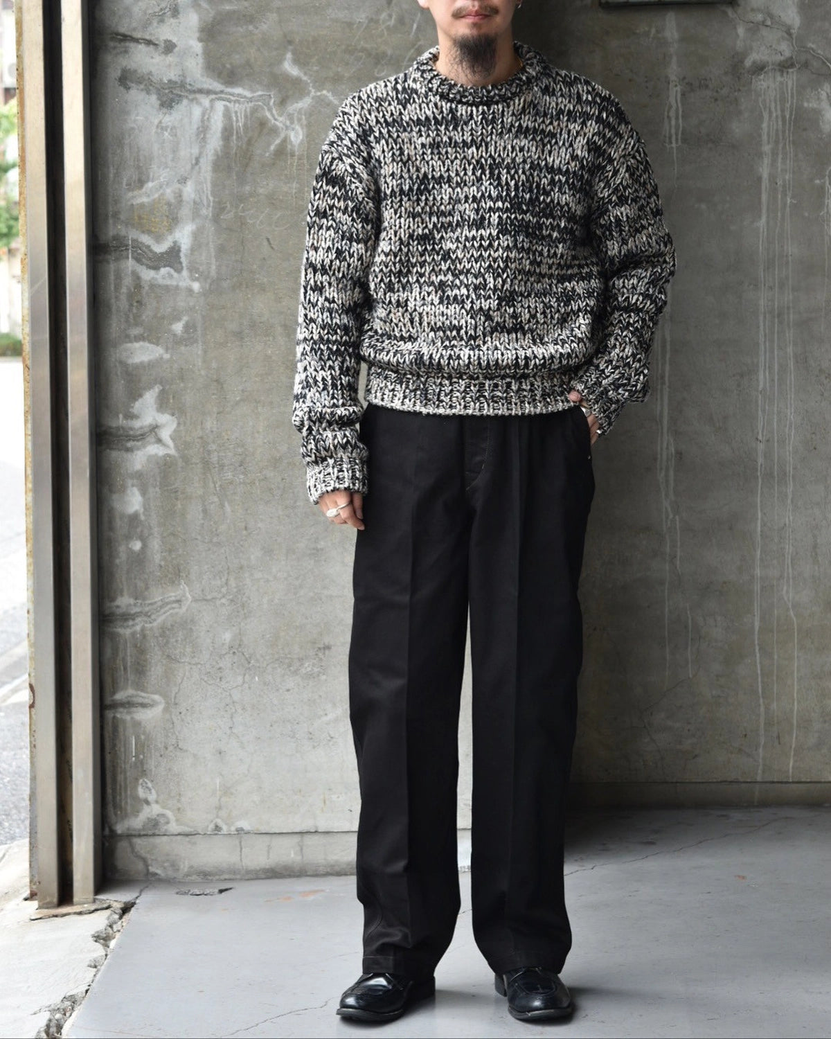 LEMAIRE / BOXY CREW NECK SWEATER (TO1436 LK1046)