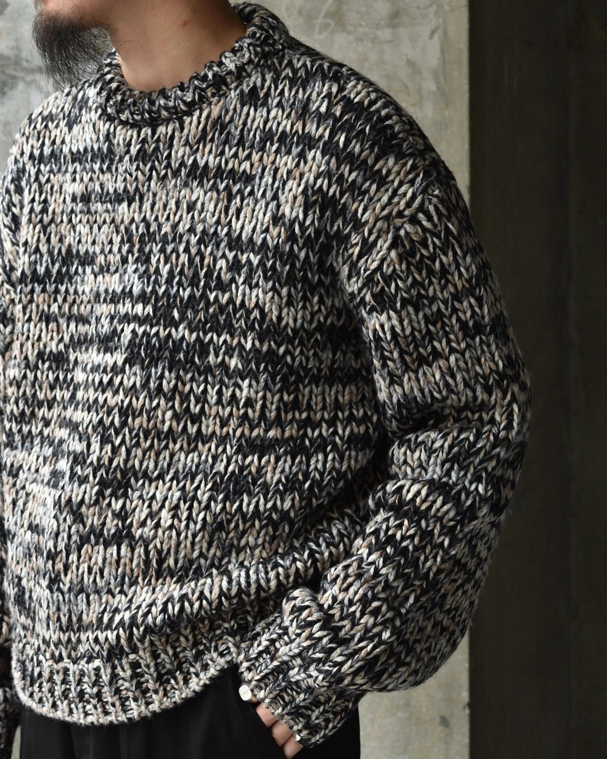 LEMAIRE / BOXY CREW NECK SWEATER (TO1436 LK1046)