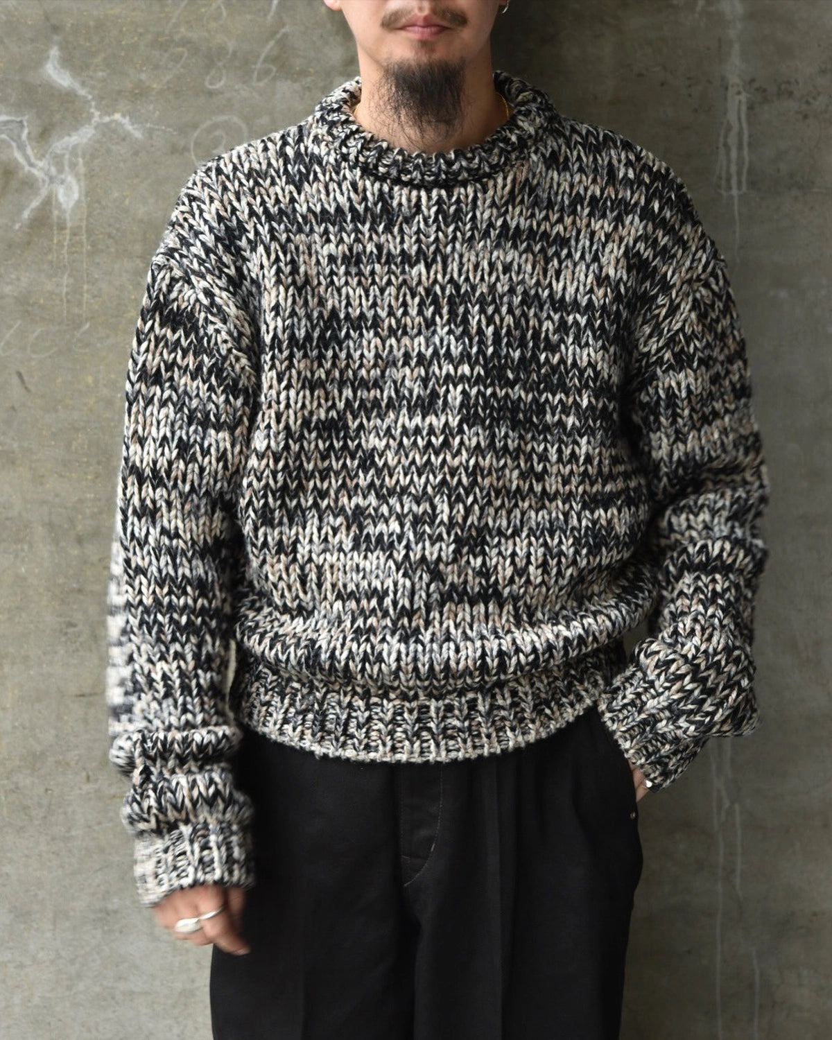 LEMAIRE / BOXY CREW NECK SWEATER (TO1436 LK1046)