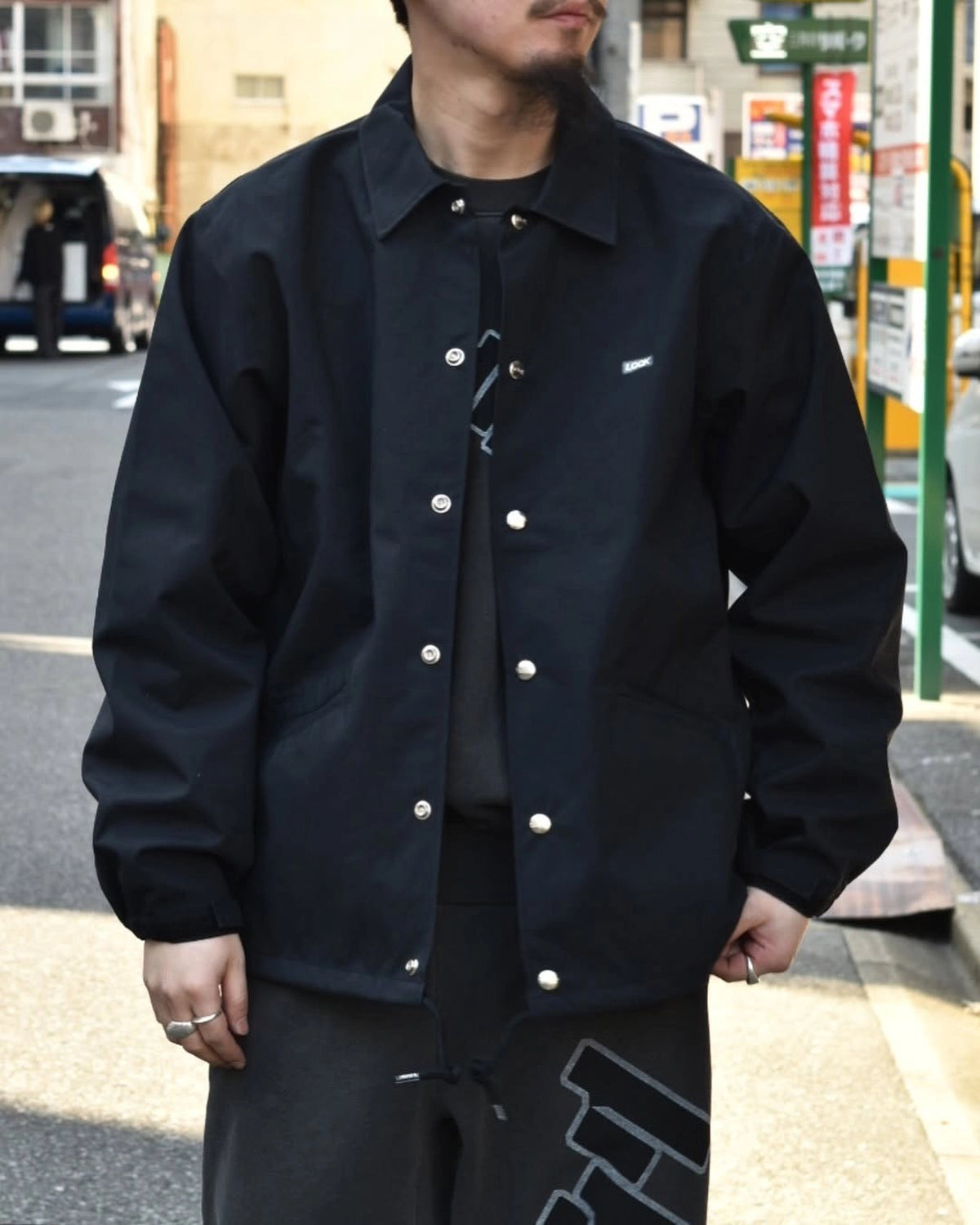 LQQK STUDIO / NYLON LOOSE COACH JACKET (LQS25JK02)